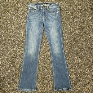 Express Barely Boot Mid rise Jeans